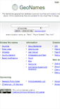Mobile Screenshot of dev.geonames.org